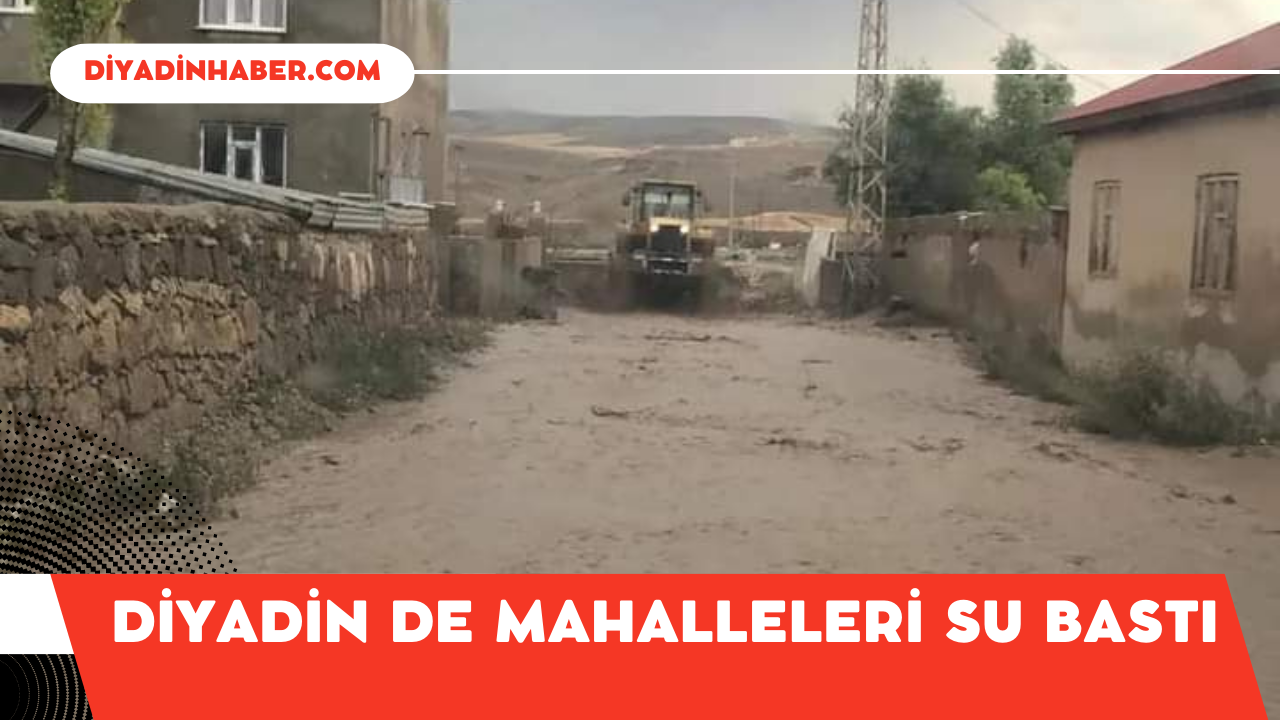 Diyadin de mahalleleri Su Bastı 