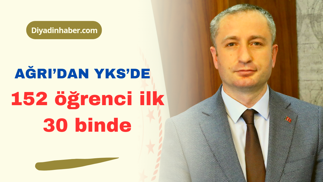 Ağrı’dan YKS’de 152 öğrenci ilk 30 binde