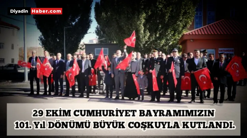 29 EKİM CUMHURİYET BAYRAMIMIZIN 101. YIL DÖNÜMÜ BÜYÜK COŞKUYLA KUTLANDI.