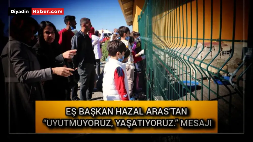 EŞ BAŞKAN HAZAL ARAS’TAN “UYUTMUYORUZ, YAŞATIYORUZ.” MESAJI