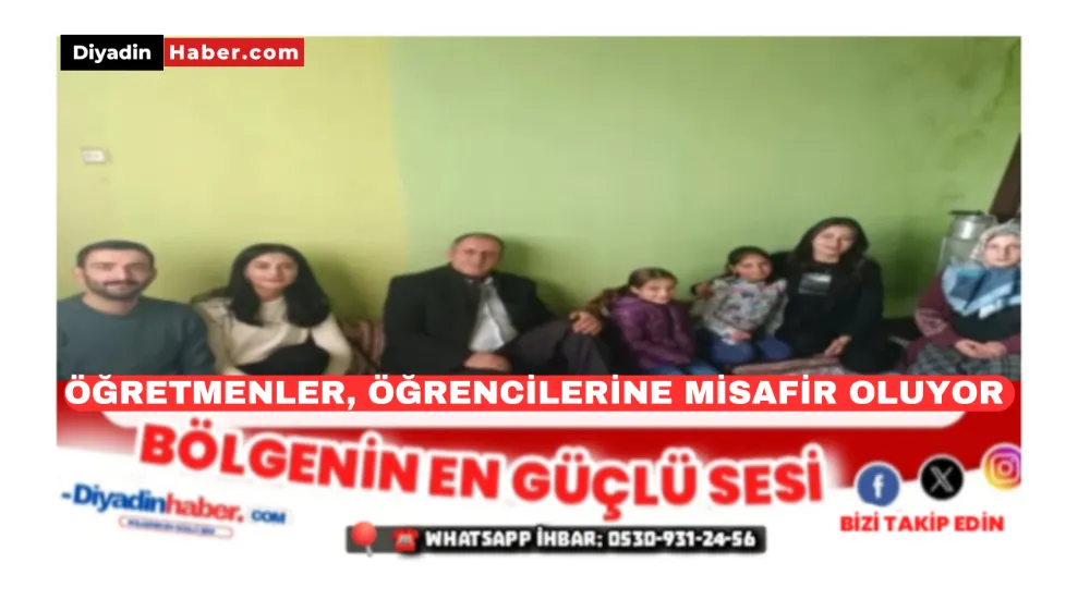 ÖĞRETMENLER, ÖĞRENCİLERİNE MİSAFİR OLUYOR.