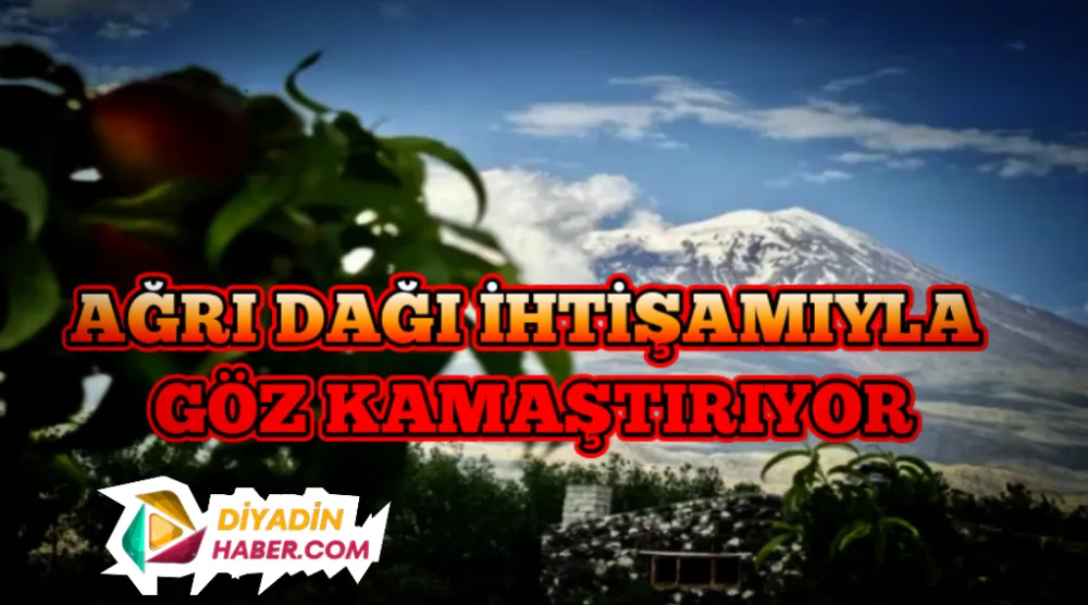 AĞRI DAĞI İHTİŞAMIYLA GÖZ KAMAŞTIRIYOR.