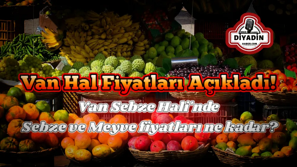 VAN HAL FİYATLARI AÇIKLADI! VAN SEBZE HALİ