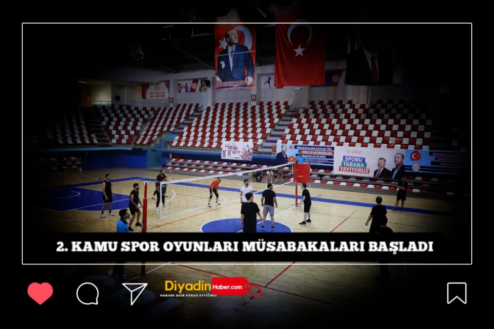 2. KAMU SPOR OYUNLARI MÜSABAKALARI BAŞLADI.