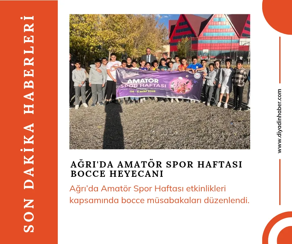 Ağrı’da Amatör Spor Haftası Bocce Heyecanı