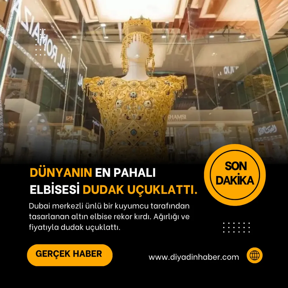 Dünyanın en pahalı elbisesi fiyatıyla dudak uçuklattı!