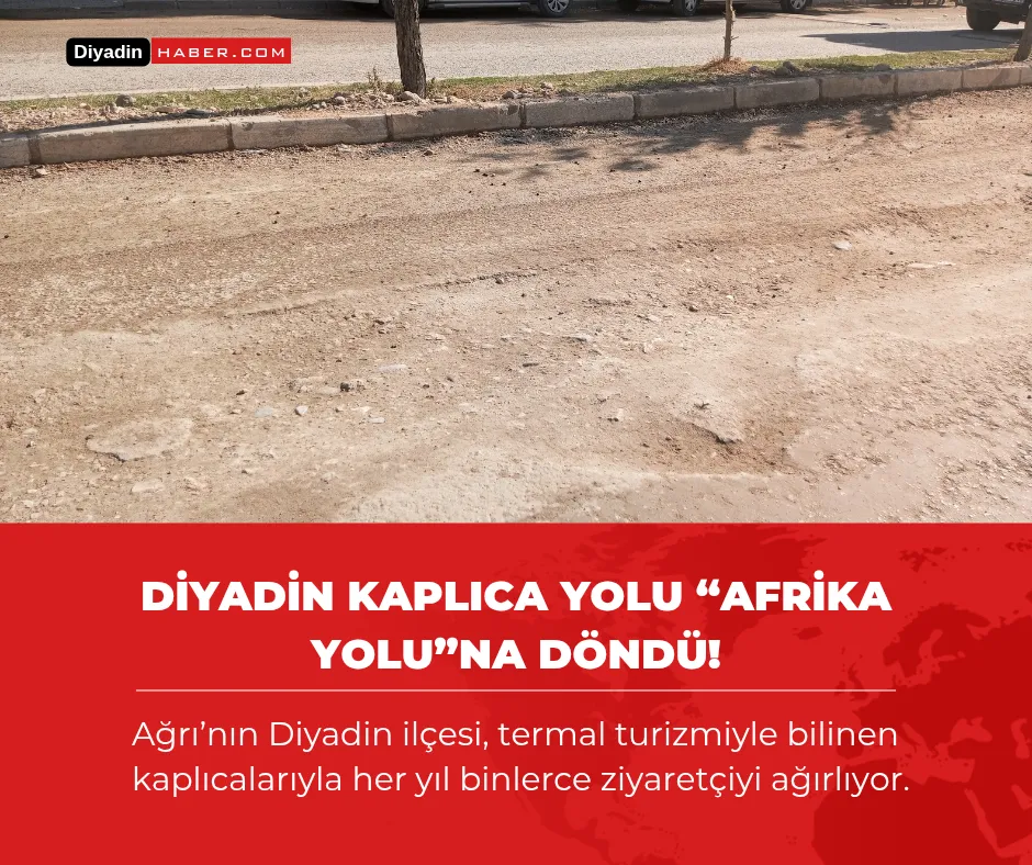 Diyadin Kaplıca Yolu “Afrika Yolu”na Döndü!