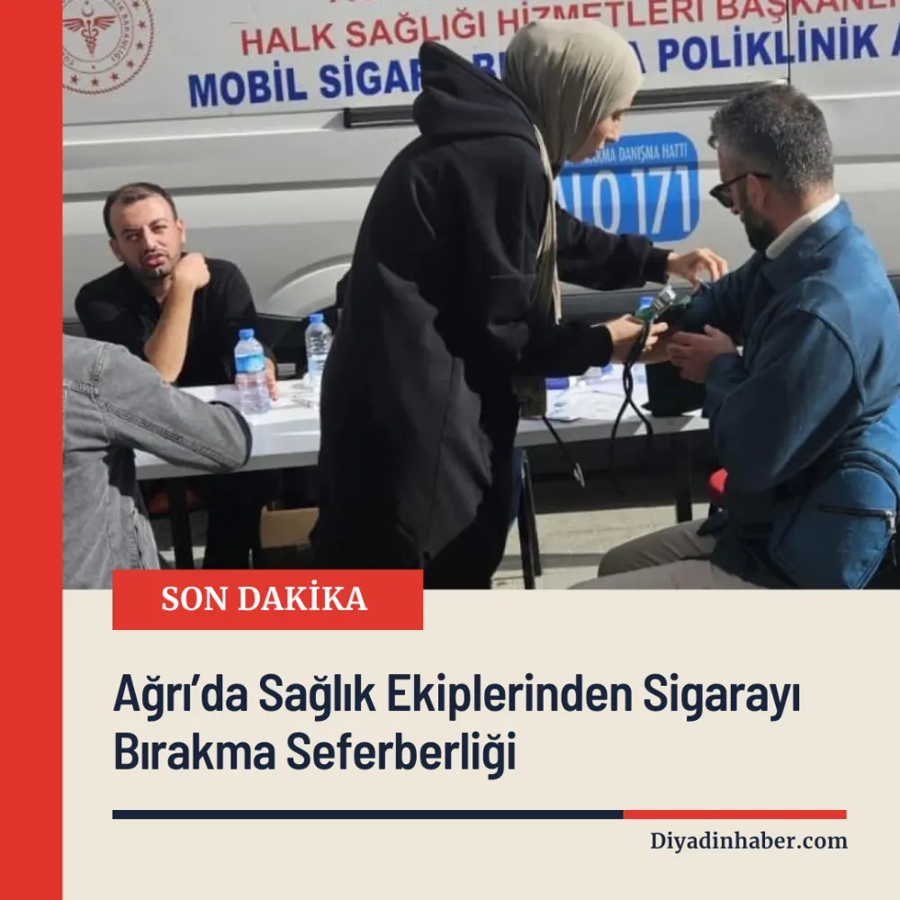 Ağrı’da Sağlık Ekiplerinden Sigarayı Bırakma Seferberliği