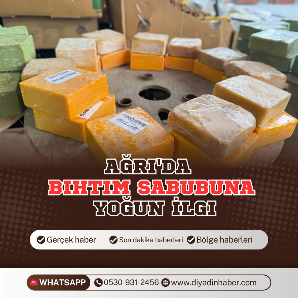 Ağrı’da Bıttım Sabununa Yoğun İlgi