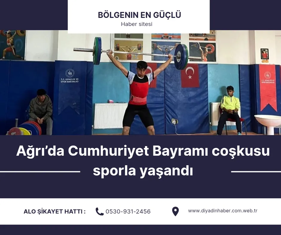 Ağrı’da Cumhuriyet Bayramı coşkusu sporla yaşandı.