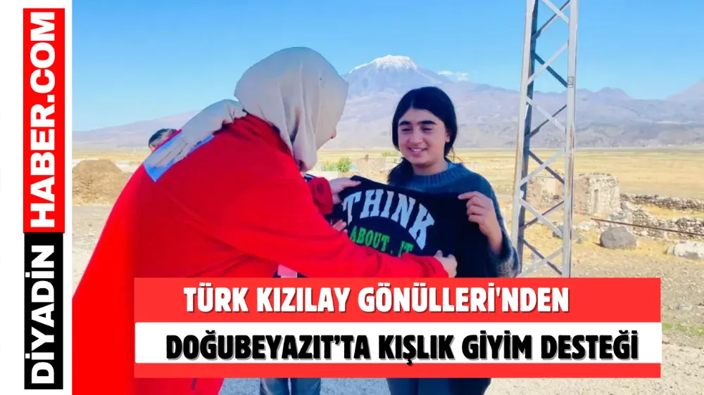 Kızılay Gönüllülerinden Doğubeyazıt’ta Kışlık Giyim Desteği 