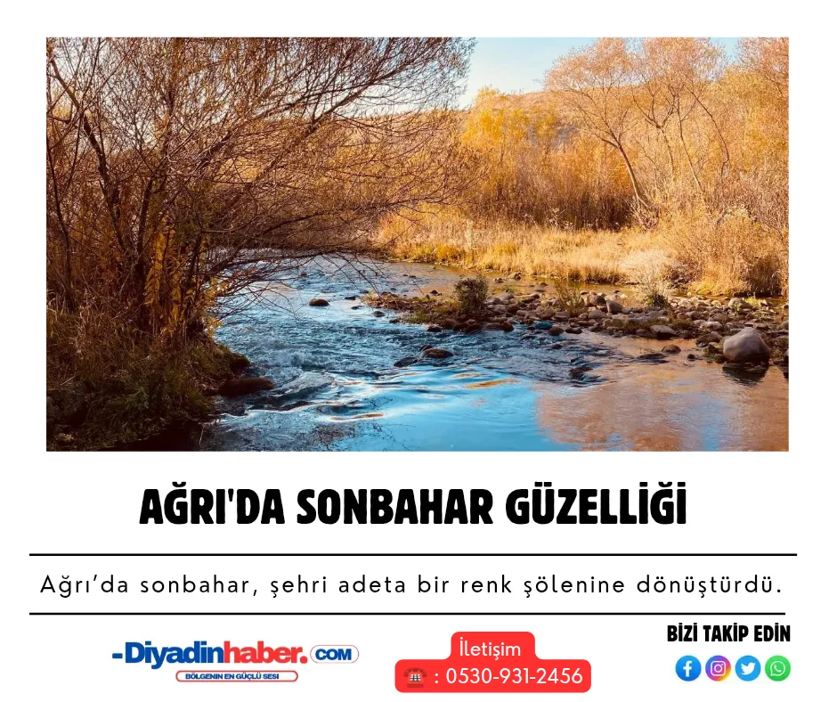 Ağrı’da Sonbahar Güzelliği
