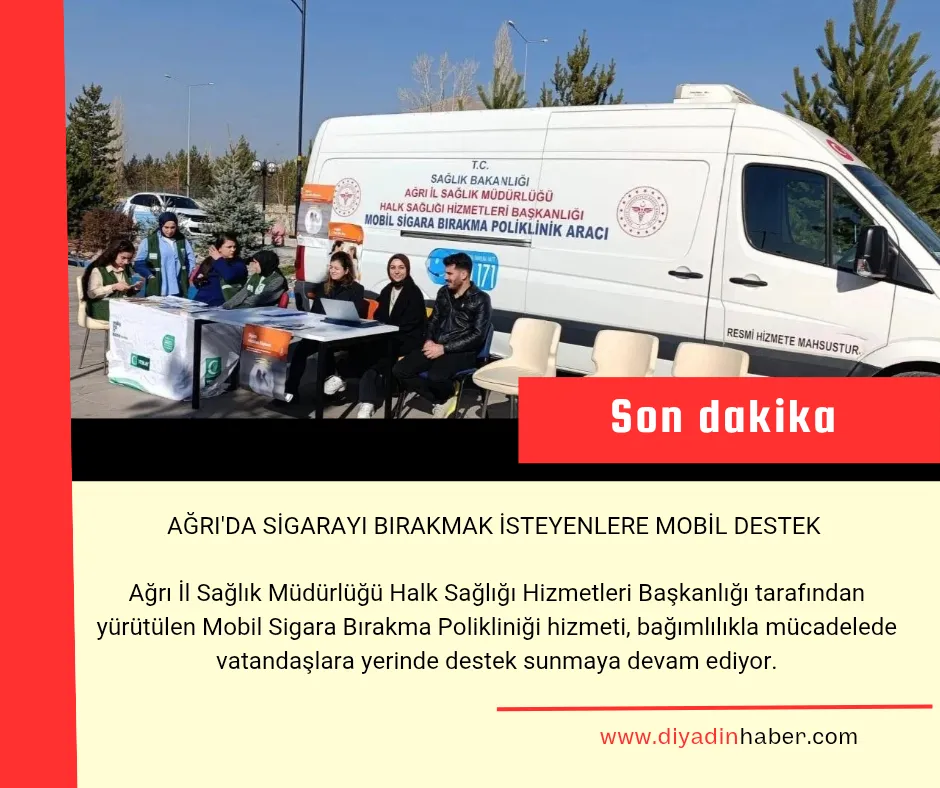 Ağrı’da Sigarayı Bırakmak İsteyenlere Mobil Destek