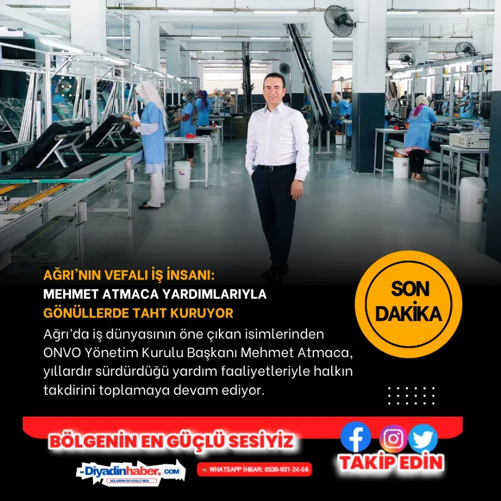 Ağrı’nın Vefalı İş İnsanı: Mehmet Atmaca Yardımlarıyla Gönüllerde Taht Kuruyor.