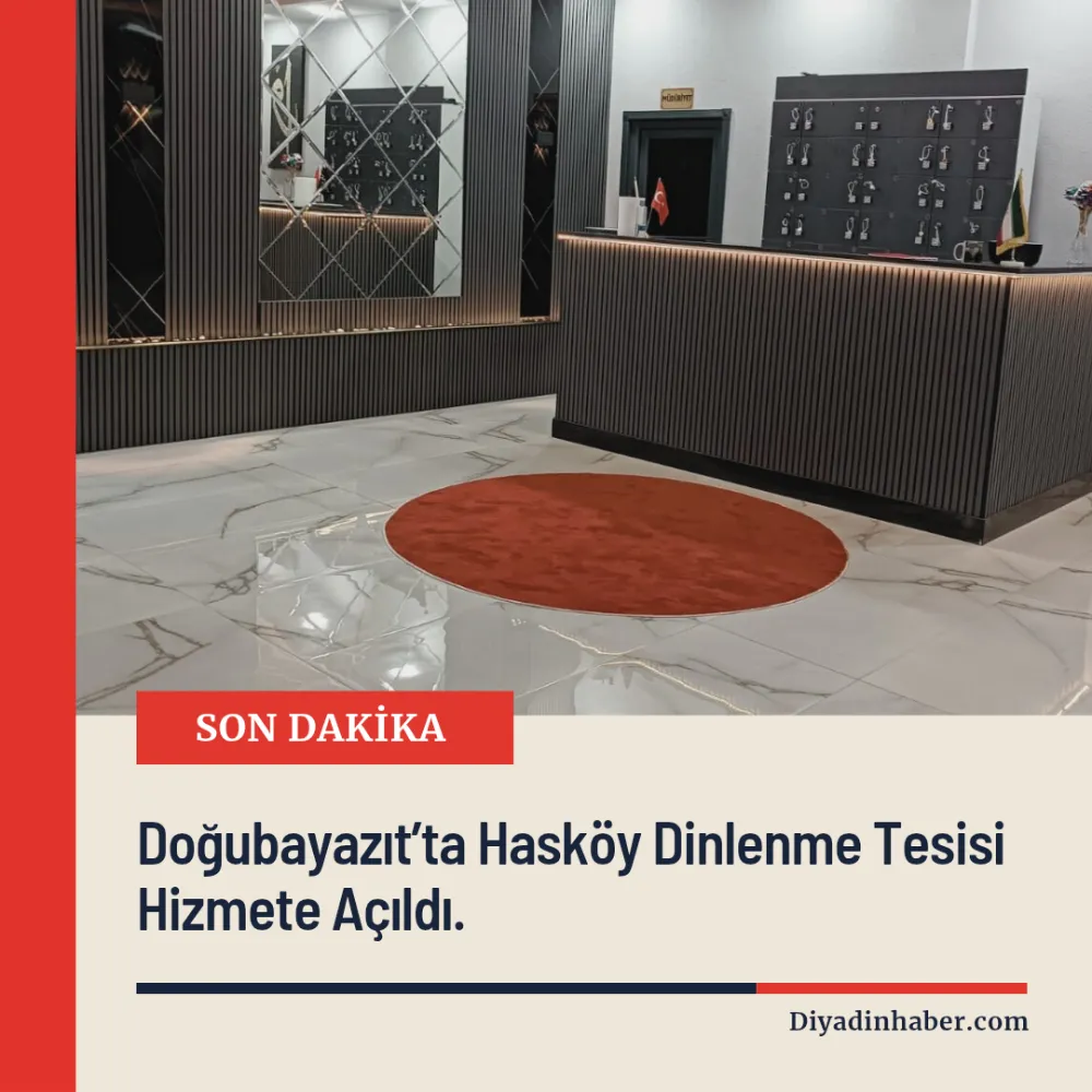Doğubayazıt’ta Hasköy Dinlenme Tesisi Hizmete Açıldı.