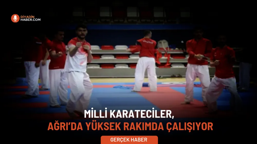 Milli karateciler, Ağrı’da yüksek rakımda çalışıyor.
