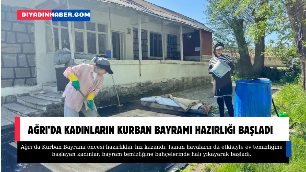 Ağrı’da Kadınların Kurban Bayramı Hazırlığı Başladı.