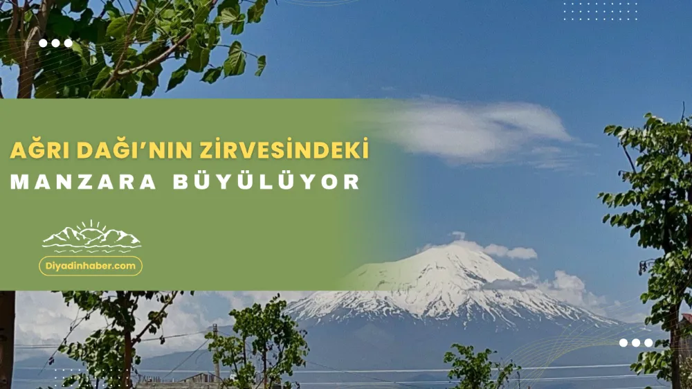 Ağrı Dağı’nın Zirvesindeki Manzara Büyülüyor.
