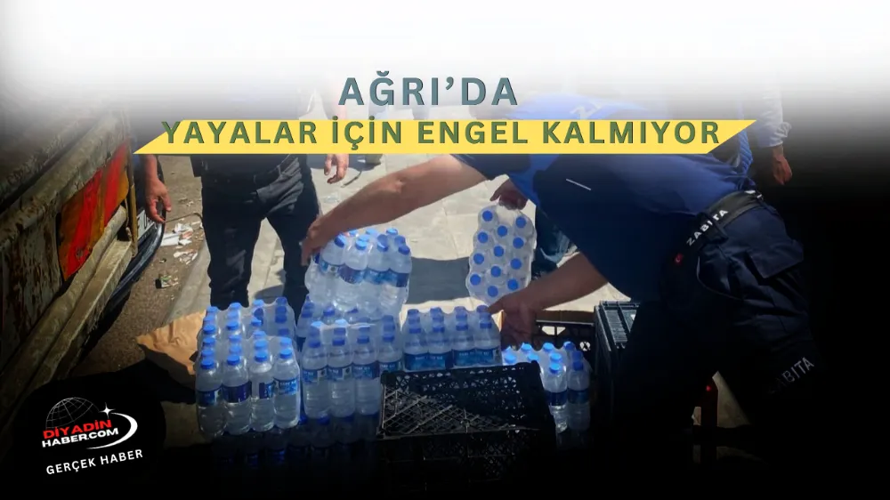 Ağrı’da Yayalar İçin Engel Kalmıyor.