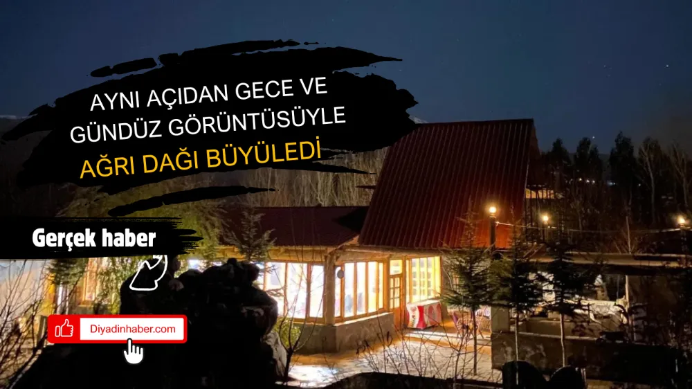 Aynı Açıdan Gece ve Gündüz Görüntüsüyle Ağrı Dağı Büyüledi.