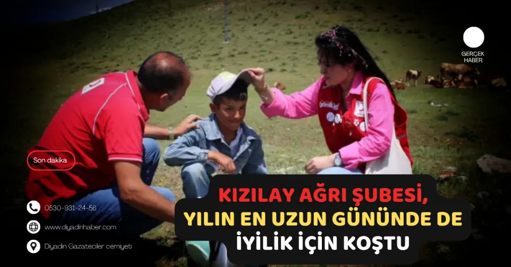 Kızılay Ağrı Şubesi, Yılın En Uzun Gününde de İyilik İçin Koştu.