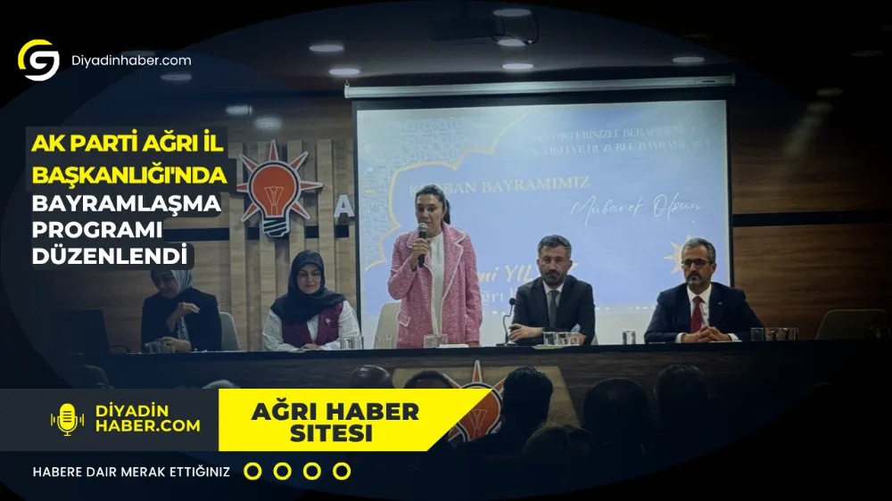Ak Parti Ağrı İl Başkanlığında Bayramlaşma Programı Düzenlendi.