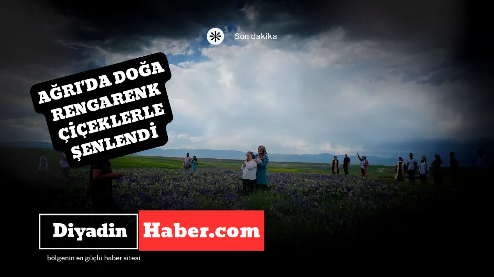 Ağrı’da Doğa Rengarenk Çiçeklerle Şenlendi.