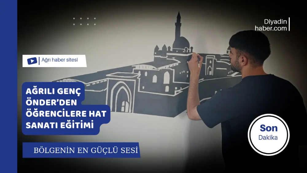 Ağrı Genç Önder’den Öğrencilere Hat Sanatı Eğitimi