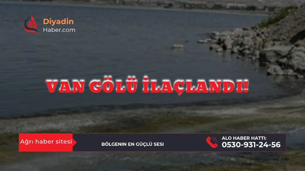Van Gölü ilaçlandı!