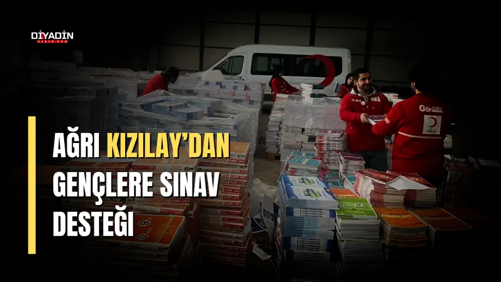 Ağrı Kızılay’dan Gençlere Sınav Desteği