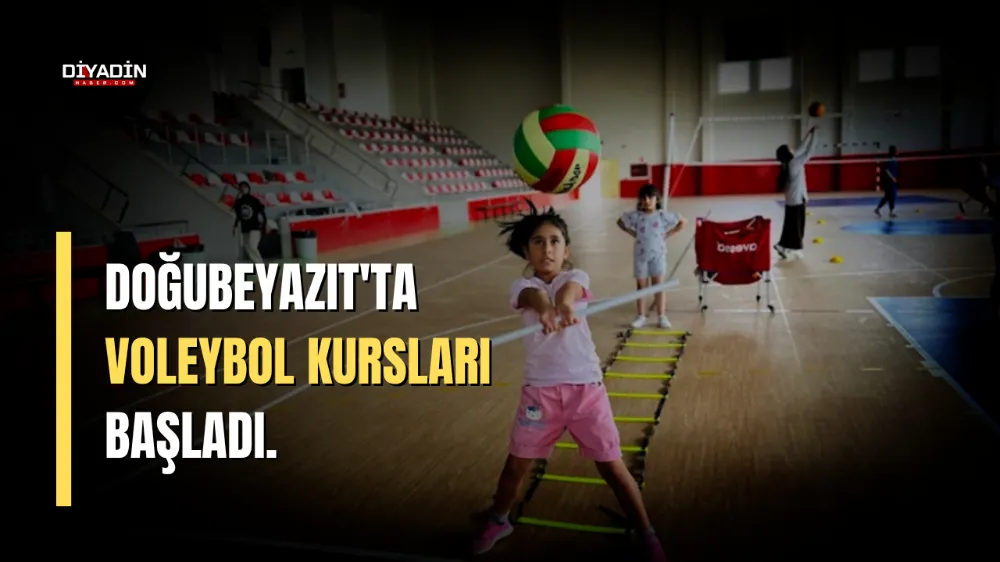 Doğubayazıt’ta Voleybol Kursları Başladı. 