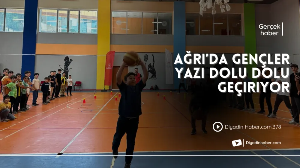 Ağrı’da Gençler Yazı Dolu Dolu Geçiriyor