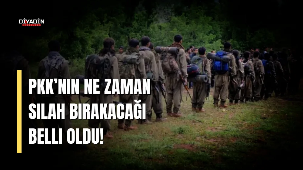 PKK’nın ne zaman silah bırakacağı belli oldu!
