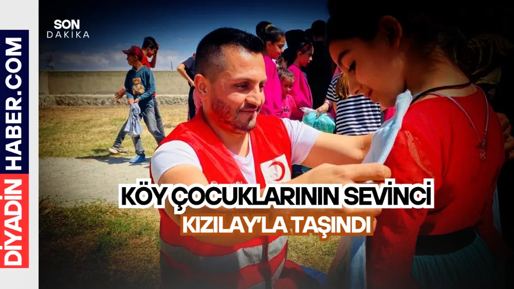 Köy Çocuklarının Sevinci Kızılay’la Taşındı