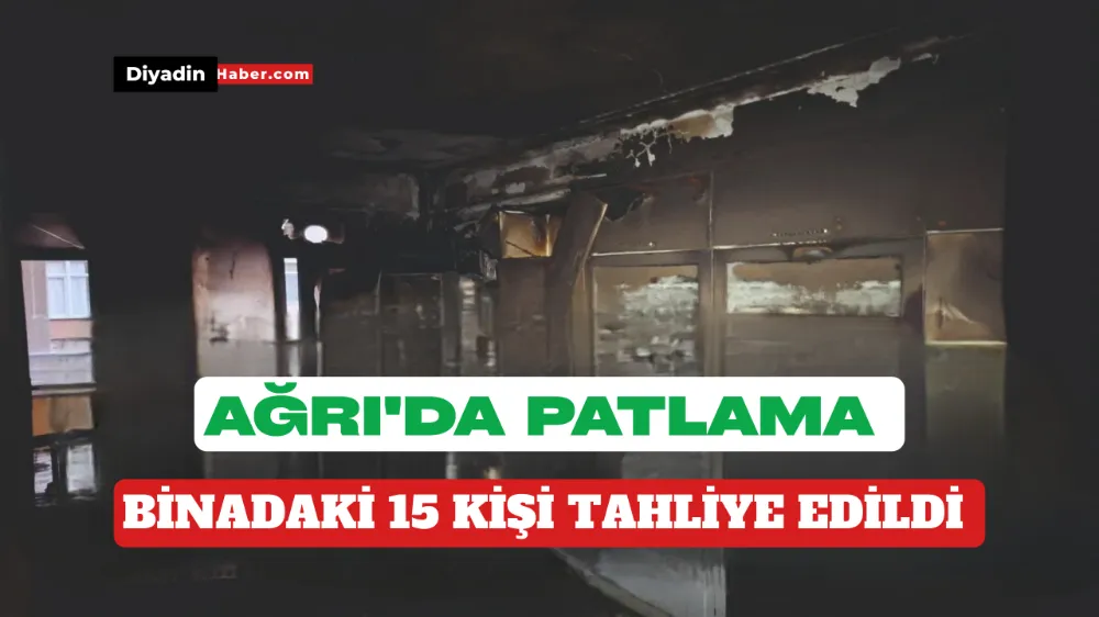 Ağrı’da Mahallede Patlama Sesleri Korkuttu.