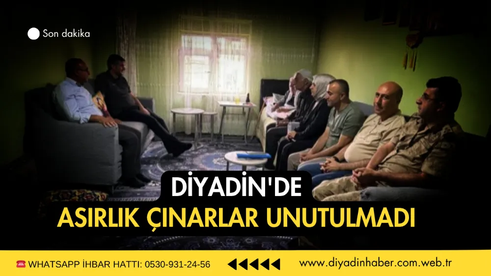 Diyadin’de Asırlık Çınarlar Unutulmadı.