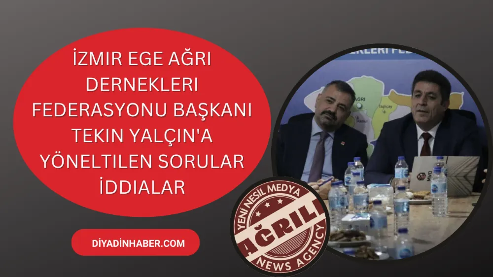 İzmir Ege Ağrı Dernekleri Federasyonu Başkanı Tekin Yalçın