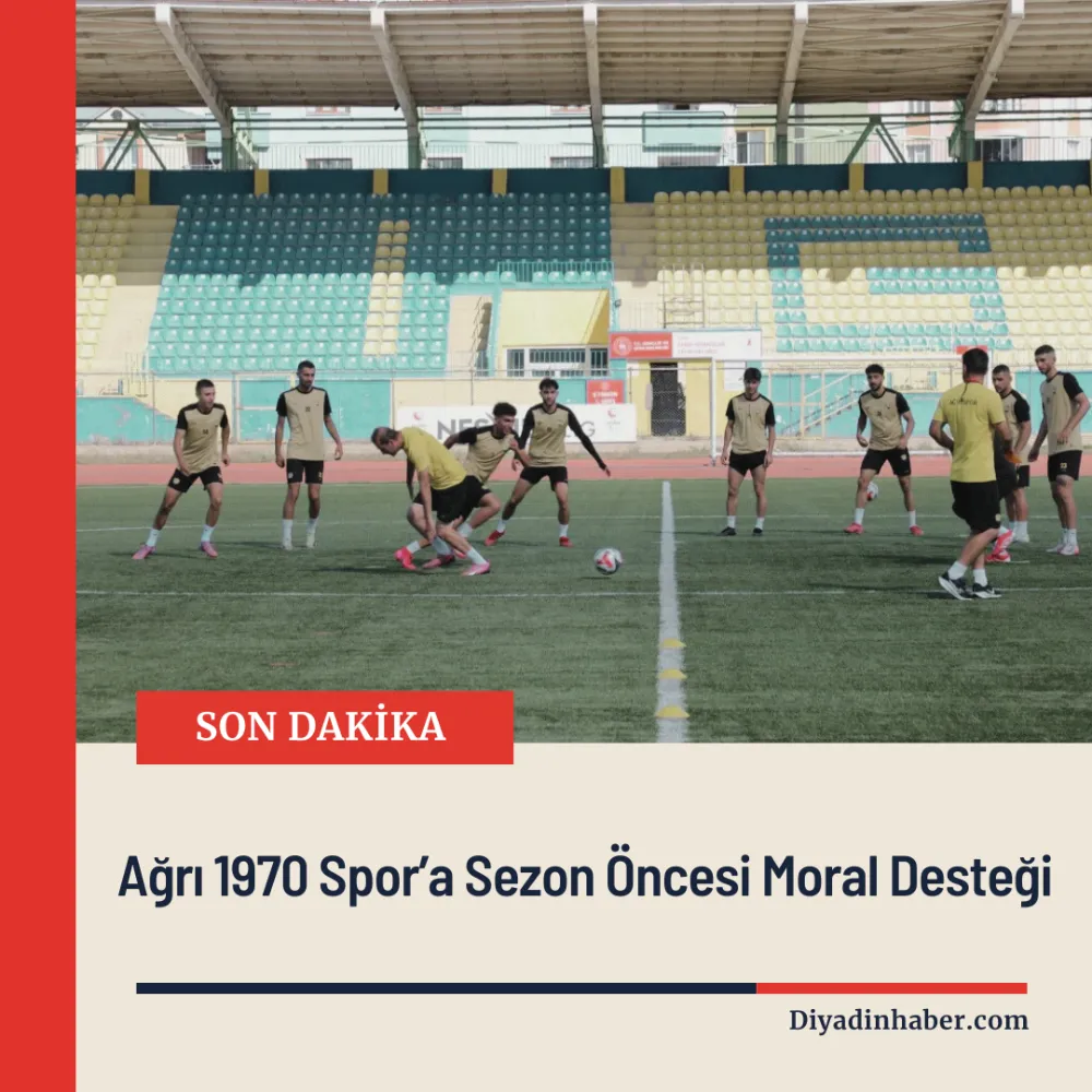 Ağrı 1970 Spor’a Sezon Öncesi Moral Desteği