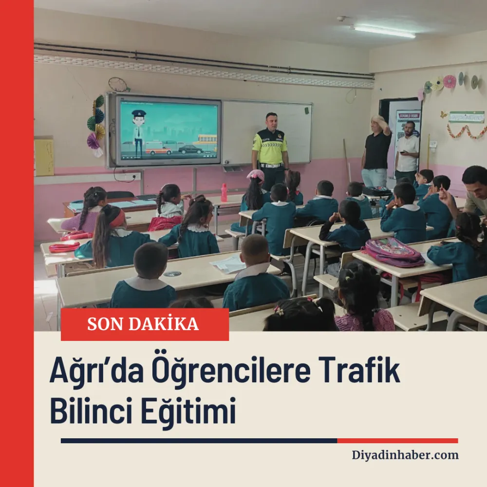 Ağrı’da Öğrencilere Trafik Bilinci Eğitimi