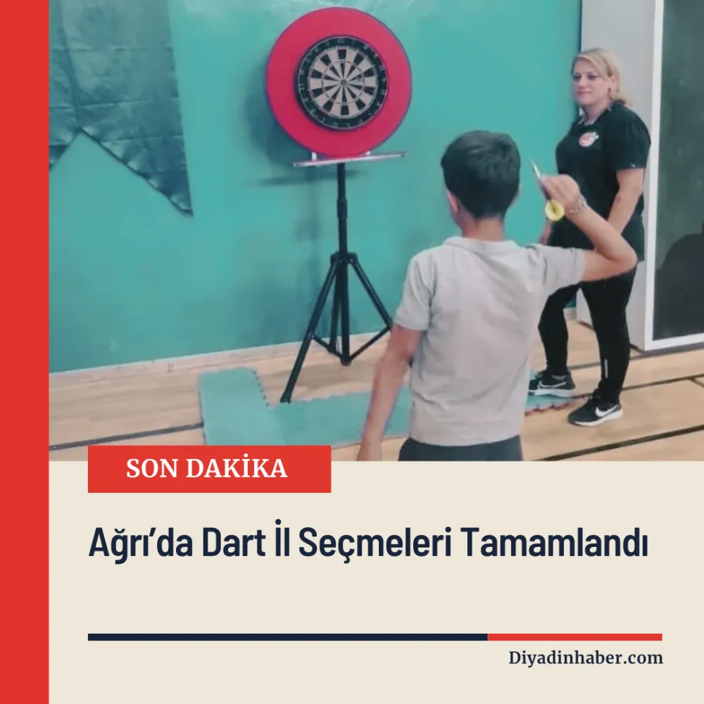 Ağrı’da Dart İl Seçmeleri Tamamlandı.