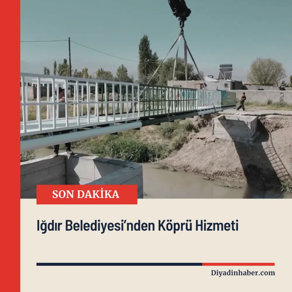 Iğdır Belediyesi’nden Köprü Hizmeti